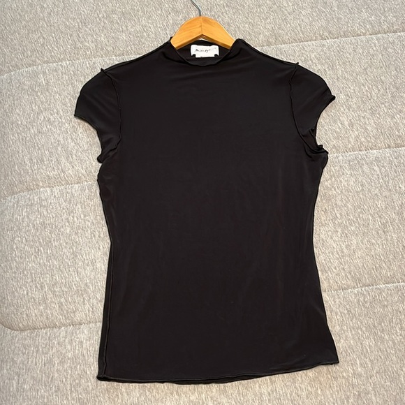 SOLD - The Line by K Reese Mock Neck Top - Picture 4 of 8